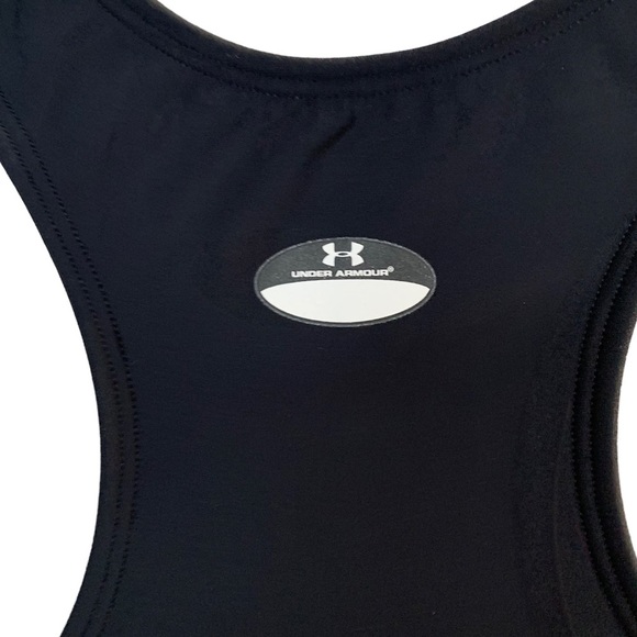 Under ARMOUR RACER TANK WITH SCOOP NECK IN BLACK SIDE SIZE MEDIUM - Picture 4 of 7